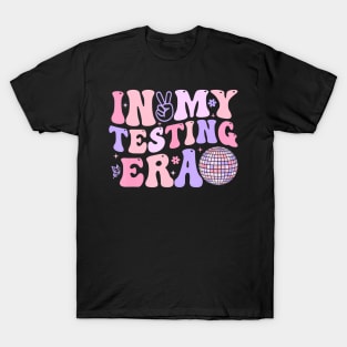 In My Testing Era Test Day Retro Motivational Teacher Kids T-Shirt